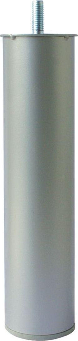 PIEDE-TONDO-IN-METALLO-PER-RETI-LETTO-D.60MM-H250MM-GRIGIO