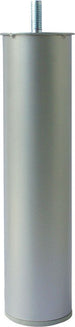 PIEDE-TONDO-IN-METALLO-PER-RETI-LETTO-D.60MM-H250MM-GRIGIO