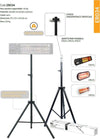 Piedistallo regolabile per stufa elettrica per bar e ristoranti Fai da te/Prodotti per la costruzione/Riscaldamento e raffreddamento/Sistemi mobili di climatizzazione/Riscaldamento/Stufe elettriche Decor Space - Altamura, Commerciovirtuoso.it