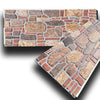 CAPPOTTO esterno - interno Pannello STYROFOAM e PIETRA MISTA 120x50cm spess. 4cm con incastri - Eternal Parquet