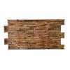 pacchi da 10 o 20 Pannelli 3D Rivestimento a parete in PVC effetto PIETRA BROWN 96x48cm Realistici, isolanti - Eternal Parquet