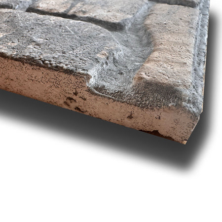 CAPPOTTO esterno - interno isolante in STYROFOAM 3D sp.2cm (120x50cm) con sabbiatura e malta Pietra rurale