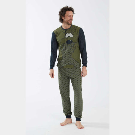 Pigiama Autunno/Inverno Uomo Happy People Rombi