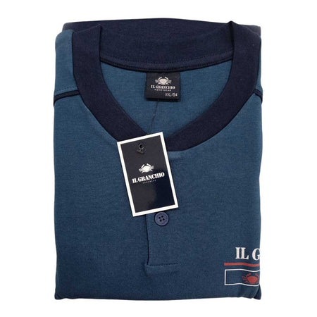 Pigiama Autunno/Inverno Uomo Il Granchio GP2066 48 Cotone interlock