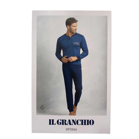 Pigiama Autunno/Inverno Uomo Il Granchio GP2066 48 Cotone interlock