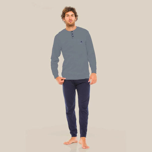 Pigiama Autunno/Inverno Uomo Milk And Honey Sail Boat Cotone