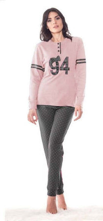 Pigiama Da Donna Ragazza In Cotone Maglia Rosa E Pantalone Grigio Lungo Sd33 Tg. Moda/Donna/Abbigliamento/Abbigliamento da notte lingerie e intimo/Pigiami e camicie da notte/Pigiami due pezzi Trade Shop italia - Napoli, Commerciovirtuoso.it