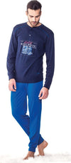 Pigiama Da Uomo Ragazzo In Cotone Maglia E Pantalone Lunghi Blu Chiaroscuro Su18 Moda/Uomo/Abbigliamento/Pigiami e abbigliamento da notte/Pigiami due pezzi Trade Shop italia - Napoli, Commerciovirtuoso.it