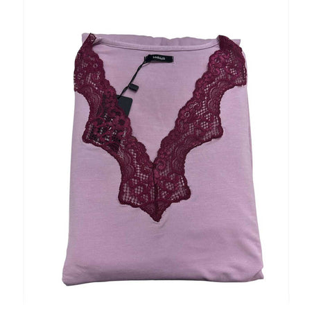 Pigiama Donna Autunno/Inverno Bisbigli BQ203626 – Scollo a V Manica e Pantalone Lungo