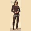 Pigiama Donna Autunno/Inverno Bisbigli BQ203627 – Serafino in Jersey Modal Manica e Pantalone Lungo