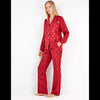 Pigiama Donna Autunno/Inverno Gisela 2/20325S – Camicia e Pantaloni a Pois in Viscosa