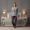 Pigiama Donna Autunno/Inverno Karel KF3065PLD in Cotone Interlock