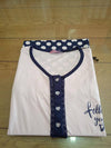 ART. SOFIA Pigiama Donna Estivo Pois Completino Pantaloncini e T-Shirt Mezze Maniche Girocollo Pigiama Estate Completo in Cotone ART. SOFIA pigiama donna L'Orchidea - Siderno, Commerciovirtuoso.it