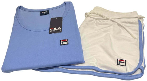 Pigiama donna mezza manica e pantalone corto 100% cotone - Fila 4163