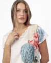 Pigiama Donna Admas 64061 Garden Petalo Primavera/Estate con Pantaloncino