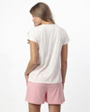 Pigiama Donna Admas 64061 Garden Petalo Primavera/Estate con Pantaloncino