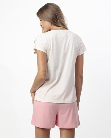 Pigiama Donna Admas 64061 Garden Petalo Primavera/Estate con Pantaloncino