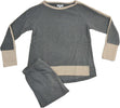 Pigiama Due Pezzi Da Donna Punto Milano Lormar Grigio Pigiama Lungo Maglia Maniche Lunghe Scollo Rotondo E Pantalone Lungo Abbinato Moda/Donna/Abbigliamento/Abbigliamento da notte lingerie e intimo/Pigiami e camicie da notte/Pigiami due pezzi Puleo Casa - Palermo, Commerciovirtuoso.it