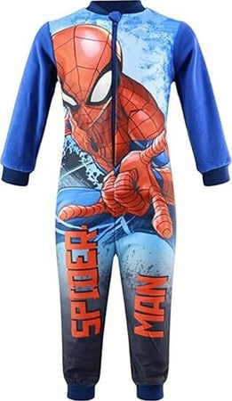 Pigiama-Intero-Spiderman-misure-3-4-5-6-8-anni