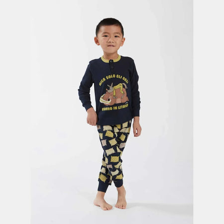 Pigiama Primavera/Estate Bimbo Happy People Letargo 9/10 anni 100% Cotone