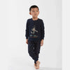 Pigiama Primavera/Estate Bimbo Happy People Marroni 9/10 anni 100% Cotone