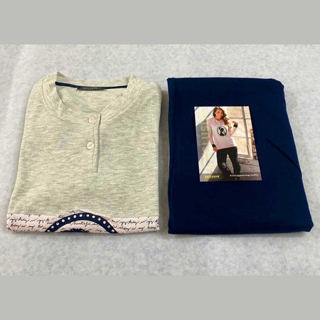 Pigiama Primavera/Estate Donna Exclusive P1418 S Cotone