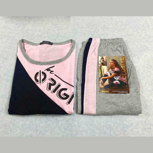 Pigiama Primavera/Estate Donna Exclusive P1459/T M Cotone