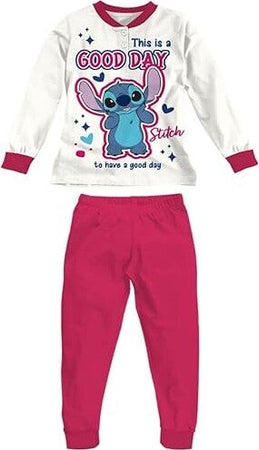Pigiama Stitch interno felpato da 3 a 10 anni Moda/Bambine e ragazze/Abbigliamento/Pigiami e vestaglie/Pigiami due pezzi Store Kitty Fashion - Roma, Commerciovirtuoso.it