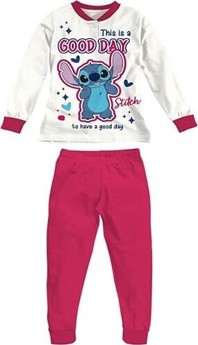 Pigiama Stitch interno felpato da 3 a 10 anni Moda/Bambine e ragazze/Abbigliamento/Pigiami e vestaglie/Pigiami due pezzi Store Kitty Fashion - Roma, Commerciovirtuoso.it
