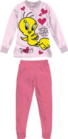 Pigiama Titti con interno felpato bambina Moda/Bambine e ragazze/Abbigliamento/Pigiami e vestaglie/Pigiami due pezzi Store Kitty Fashion - Roma, Commerciovirtuoso.it