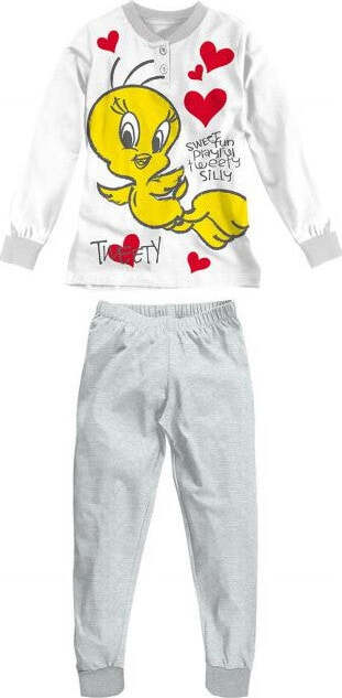 Pigiama Titti con interno felpato bambina Moda/Bambine e ragazze/Abbigliamento/Pigiami e vestaglie/Pigiami due pezzi Store Kitty Fashion - Roma, Commerciovirtuoso.it