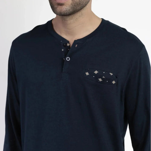 Pigiama Uomo Admas 63771 – Autunno/Inverno – Caldo Cotone e Stile Elegante