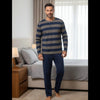 Pigiama Uomo Autunno/Inverno Karel KF3121PLU in Caldo Cotone Interlock
