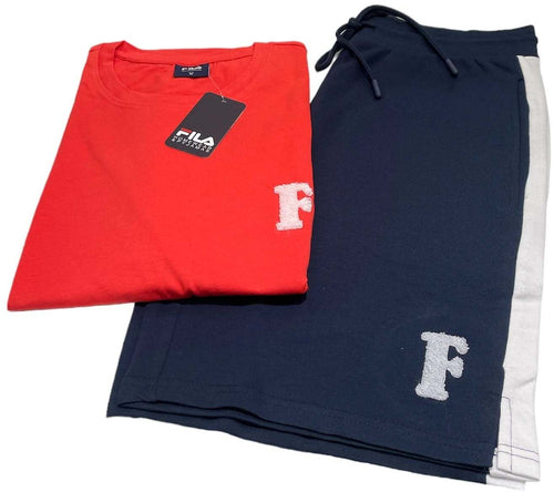 Pigiama uomo mezza manica e pantalone corto 100% cotone – Fila 1176