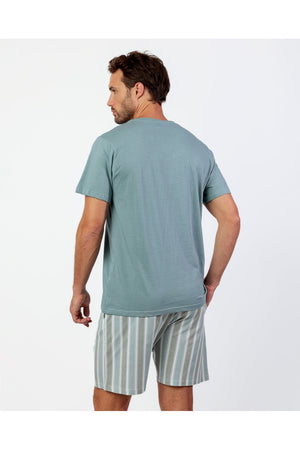 Pigiama Uomo Admas 64775 Stay At Home Let’s Go Travel Primavera/Estate in Cotone