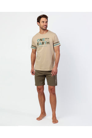 Pigiama Uomo Admas 64791 New Plan Evergreen Primavera/Estate in Cotone