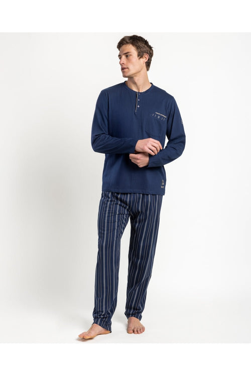 Pigiama Uomo Admas 64799 Sublime Experiences Primavera/Estate in Cotone
