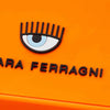 Pigna Chiara Ferragni Astuccio in Silicone Arancio Con Logo E Zip 19,5 X 7,5 X 5,5 Cm