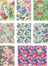 Pigna-Nature-Flowers-Quaderno-Maxi-Formato-A4-Rigatura-5M-Quadretti-5-mm-Carta-Riciclata