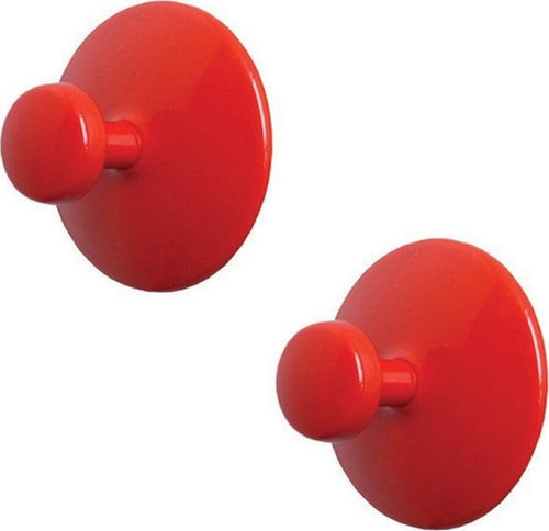 Pika Shop 2 PZ Appendino da Parete Modello Lia Rosso Casa e cucina/Bagno/Mobili da bagno/Portasciugamani/Ganci portasciugamani Ogomondo - Martina Franca, Commerciovirtuoso.it