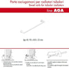 Pika Shop  2 pz Portasalviette per Termoarredo Modello Aga Bianco 40 cm Casa e cucina/Bagno/Mobili da bagno/Portasciugamani/Portasciugamani da parete Ogomondo - Martina Franca, Commerciovirtuoso.it
