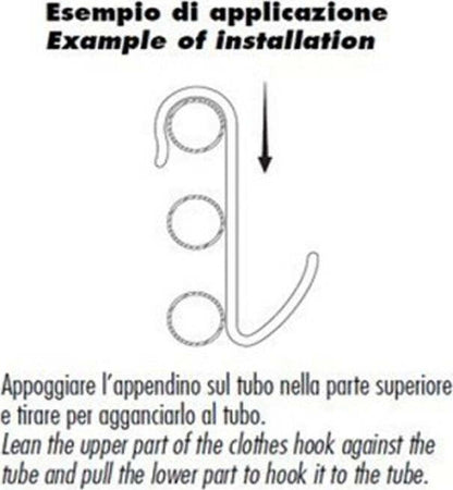 Pika Shop 6 PZ Appendino per Termoarredo Tubo orizzontale Modello Hook Verde Casa e cucina/Bagno/Mobili da bagno/Portasciugamani/Ganci portasciugamani Ogomondo - Martina Franca, Commerciovirtuoso.it
