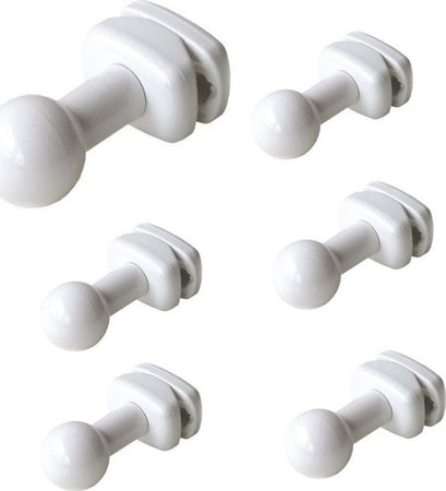 Pika Shop Appendini per Termoarredo Modello Liu' Sfera Bianco 6 Pezzi Casa e cucina/Bagno/Mobili da bagno/Portasciugamani/Ganci portasciugamani Ogomondo - Martina Franca, Commerciovirtuoso.it