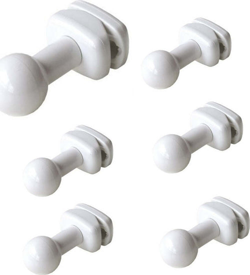 Pika Shop Appendini per Termoarredo Modello Liu' Sfera Bianco 6 Pezzi Casa e cucina/Bagno/Mobili da bagno/Portasciugamani/Ganci portasciugamani Ogomondo - Martina Franca, Commerciovirtuoso.it