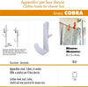 Pika Shop Appendino per Box Doccia Modello Cobra Trasparente Casa e cucina/Bagno/Mobili da bagno/Portasciugamani/Ganci portasciugamani Ogomondo - Martina Franca, Commerciovirtuoso.it