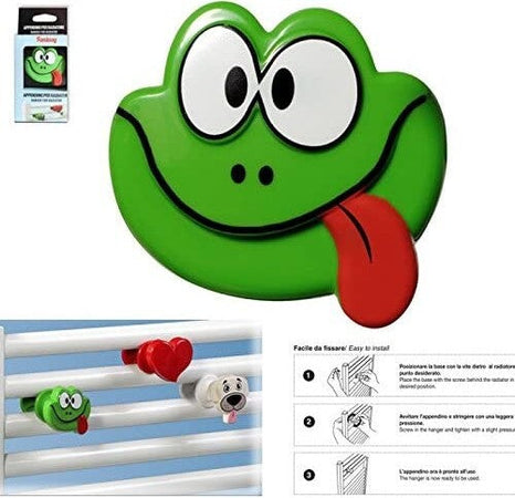 Pika Shop Appendino per Termoarredo Attacco Universale Modello Fantasy Froggy Casa e cucina/Bagno/Mobili da bagno/Portasciugamani/Ganci portasciugamani Ogomondo - Martina Franca, Commerciovirtuoso.it