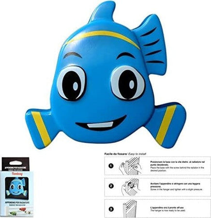 Pika Shop Appendino per Termoarredo Attacco Universale Modello Fantasy Tiddy Casa e cucina/Bagno/Mobili da bagno/Portasciugamani/Ganci portasciugamani Ogomondo - Martina Franca, Commerciovirtuoso.it