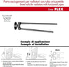 Pika Shop Portasalviette per Termoarredo Modello Flex Cromato 35cm Casa e cucina/Bagno/Mobili da bagno/Portasciugamani/Portasciugamani da parete Ogomondo - Martina Franca, Commerciovirtuoso.it