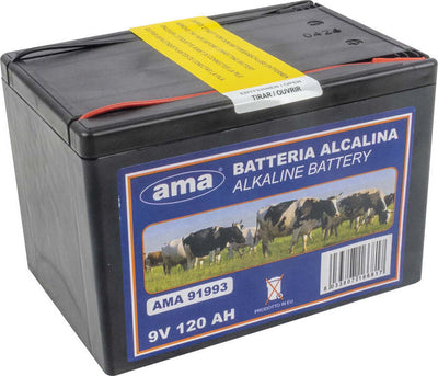 Pila alkalina 9V 120Ah
