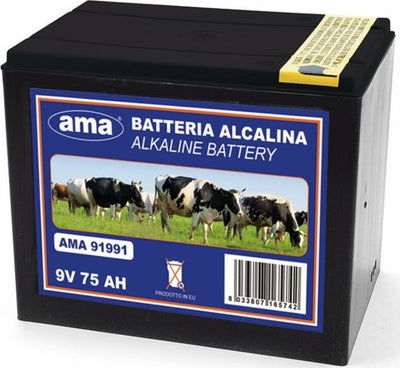 Pila alkalina 9V 75Ah